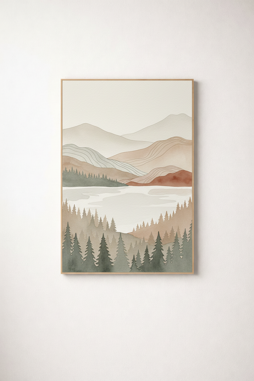 AI Canvas 50x70 cm - Abstrakt